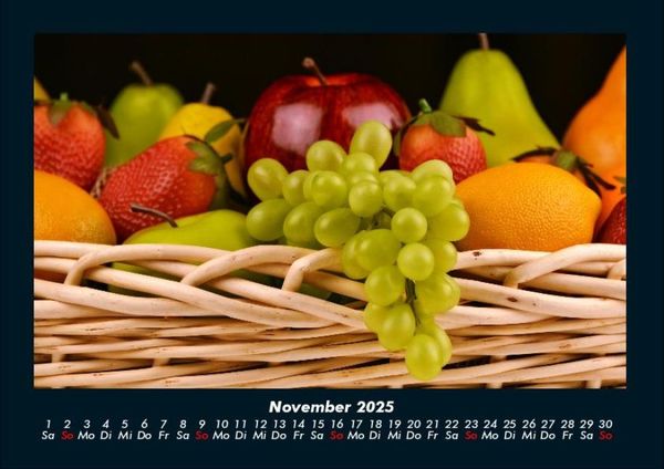Produktbild: Obstkalender 2025 Fotokalender DIN A4