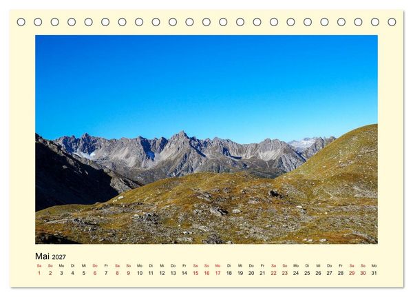 Produktbild: Lechtaler Alpen (Tischkalender 2027 DIN A5 quer), CALVENDO Monatskalender