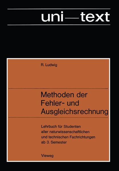 Produktbild: Methoden der Fehler- und Ausgleichsrechnung