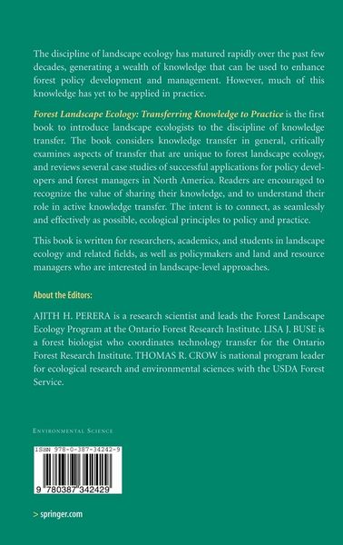 Produktbild: Forest Landscape Ecology