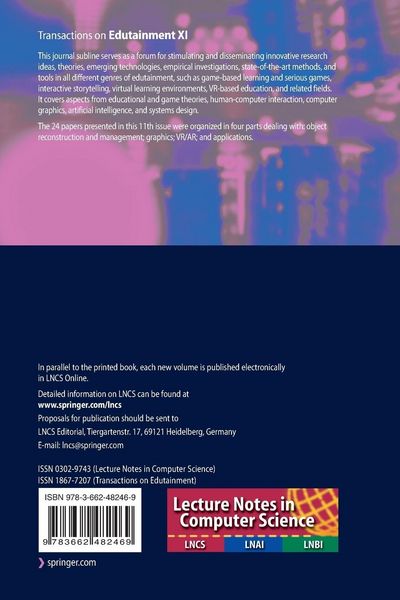 Produktbild: Transactions on Edutainment XI
