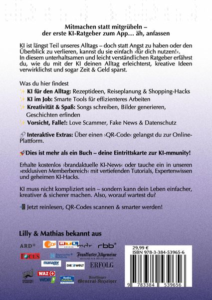 Produktbild: KI-doof - Der weltweit erste interaktive KI-Ratgeber &ndash; verst&auml;ndlich, praxisnah & mit Zugang zur eigenen Online-Plattform: der exklusiven KI-mmunity.