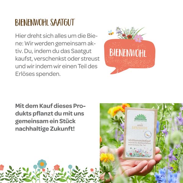 Produktbild: Bienenwohl Saatgutt&uuml;tchen