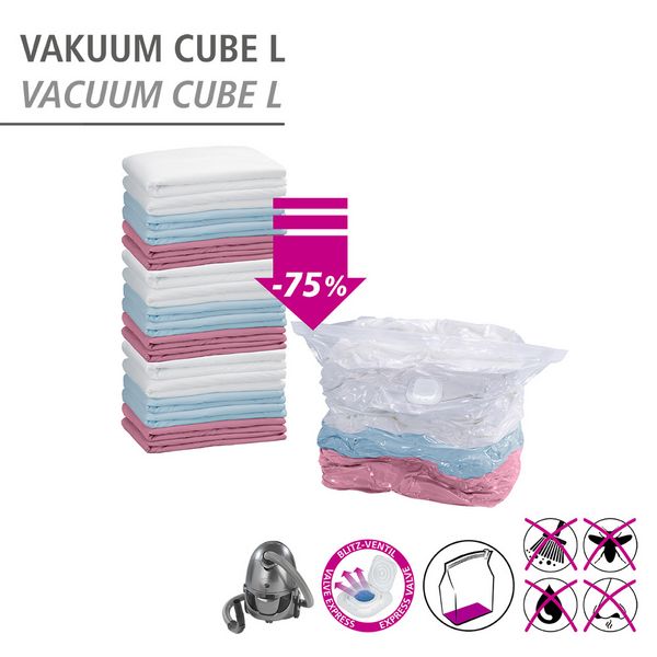 Produktbild: Vakuum Mod. Cube Set, 4-teilig, 2 x Cube S und 2 x Cube L