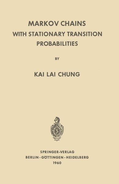 Produktbild: Markov Chains with Stationary Transition Probabilities