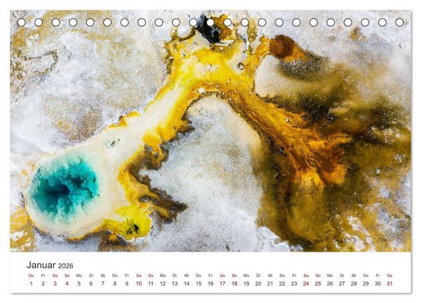 Produktbild: Yellowstone - Wie von einem anderen Stern. (Tischkalender 2026 DIN A5 quer), CALVENDO Monatskalender