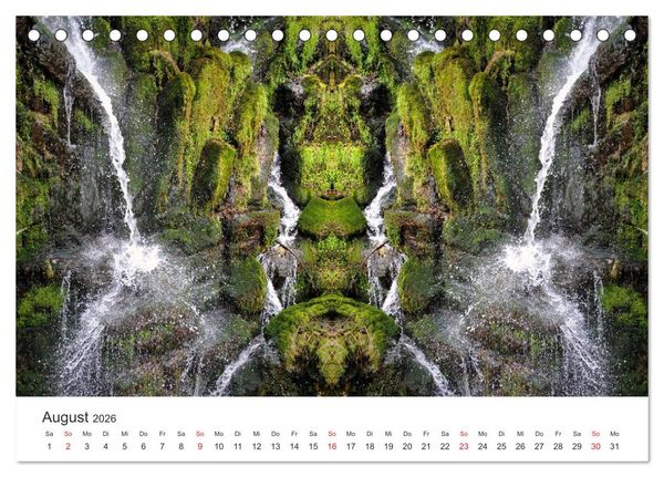 Produktbild: Spiegelwelten - Natur anders sehen (Tischkalender 2026 DIN A5 quer), CALVENDO Monatskalender