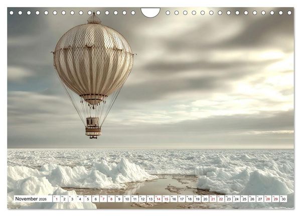 Produktbild: Himmelsmagie in Ballonfarben (Wandkalender 2026 DIN A4 quer), CALVENDO Monatskalender