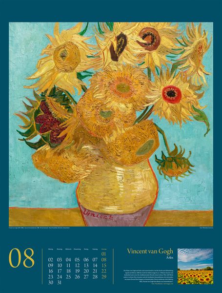 Produktbild: KunstGeschichten Kalender 2027 | Meisterwerke und die Orte ihrer Inspiration