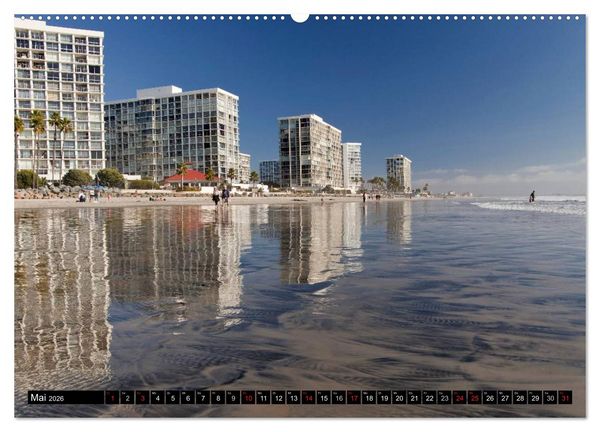 Produktbild: San Diego (hochwertiger Premium Wandkalender 2026 DIN A2 quer), Kunstdruck in Hochglanz