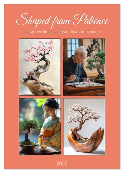 Produktbild: Shaped from Patience (Wall Calendar 2026 DIN A4 portrait), CALVENDO 12 Month Wall Calendar