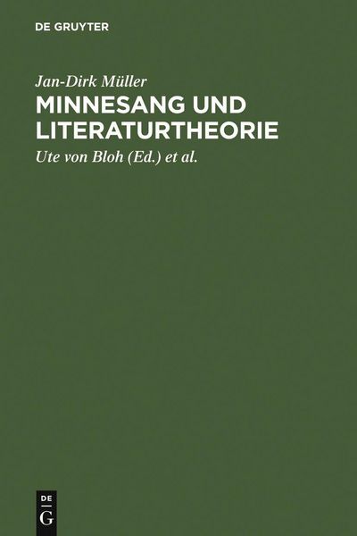 Produktbild: Minnesang und Literaturtheorie