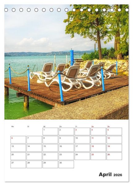 Produktbild: Sirmione - Reiseplaner (Tischkalender 2026 DIN A5 hoch), CALVENDO Monatskalender