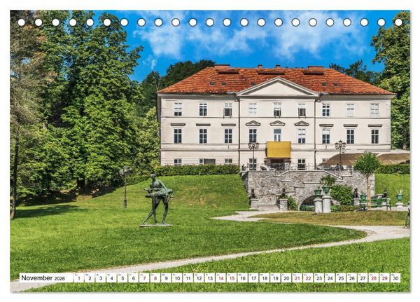 Produktbild: Ein Wochenende in Ljubljana (Tischkalender 2026 DIN A5 quer), CALVENDO Monatskalender