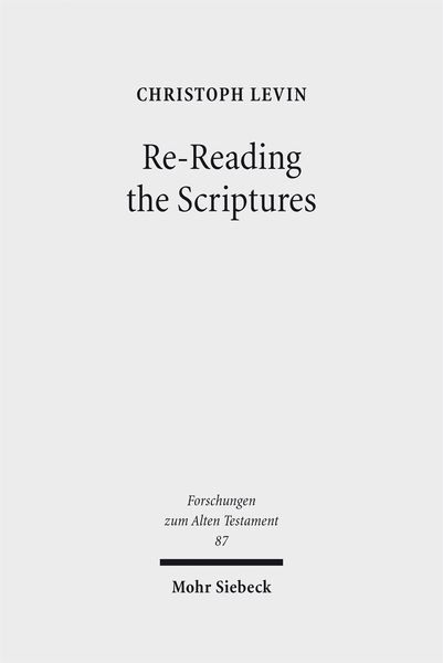 Produktbild: Re-Reading the Scriptures