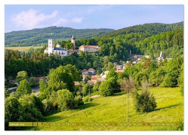 Produktbild: Zauber des B&ouml;hmerwalds. Stille Sch&ouml;nheit im Westen Tschechiens (hochwertiger Premium Wandkalender 2026 DIN A2 quer), Kunstdruck in Hochglanz