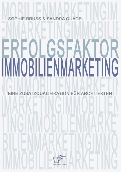 Erfolgsfaktor Immobilienmarketing, Taschenbuch von Sophie Bruss , Sandra Quade, Diplomica Verlag GmbH, 9783836654906