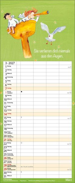 Produktbild: Familientimer Schutzengel 2027