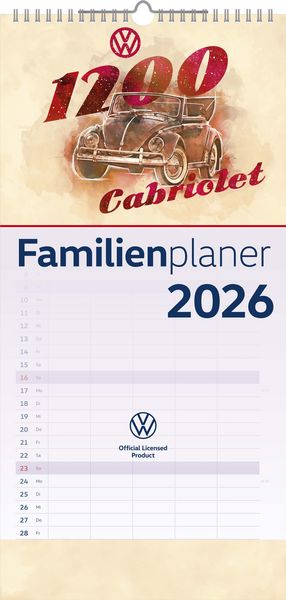 Produktbild: VW Familienplaner 2026