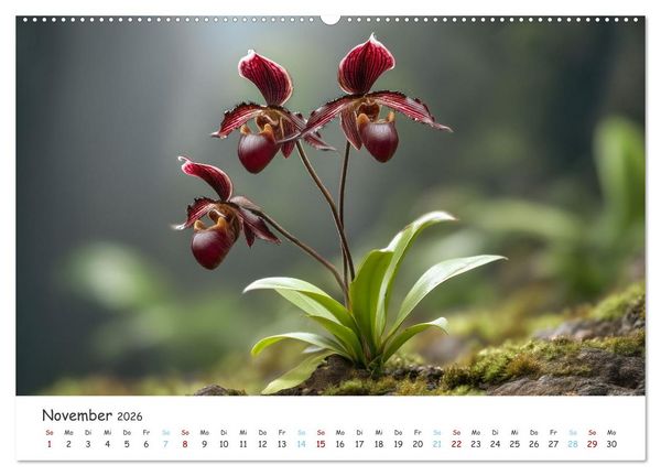 Produktbild: Im Schatten der Orchidee (Wandkalender 2026 DIN A2 quer), CALVENDO Monatskalender
