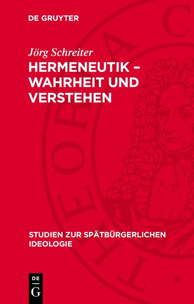 Produktbild: Hermeneutik &ndash; Wahrheit und Verstehen