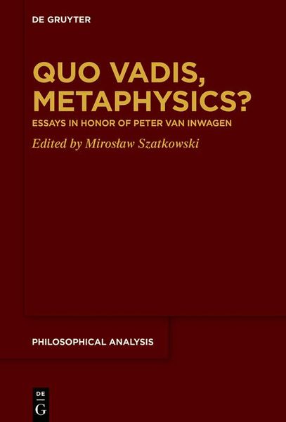 Produktbild: Quo Vadis, Metaphysics?