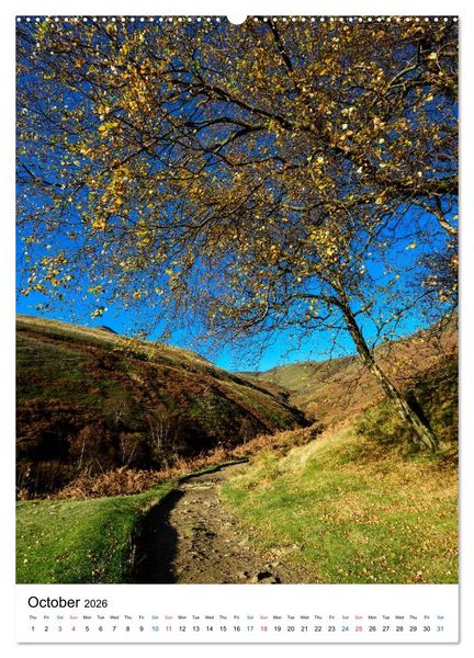 Produktbild: Scenes from the Peak District (High Quality Premium Wall Calendar 2026 DIN A2 portrait),CALVENDO 12 Month Wall Calendar