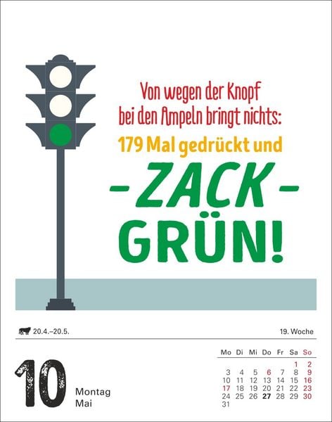 Produktbild: Lange Rede kurzer Gin Tagesabrei&szlig;kalender 2027 - Der Spr&uuml;che-Kalender