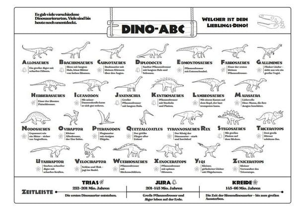 Produktbild: Mein extra gro&szlig;es Malbuch - Dinosaurier