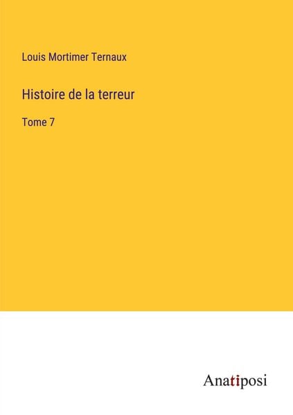 Produktbild: Histoire de la terreur