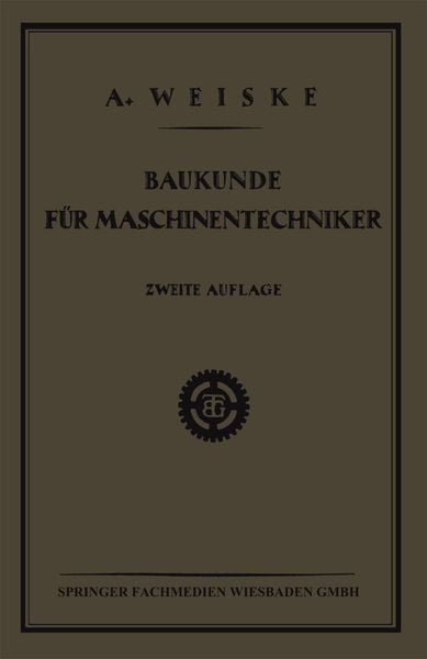 Produktbild: Baukunde f&uuml;r Maschinentechniker