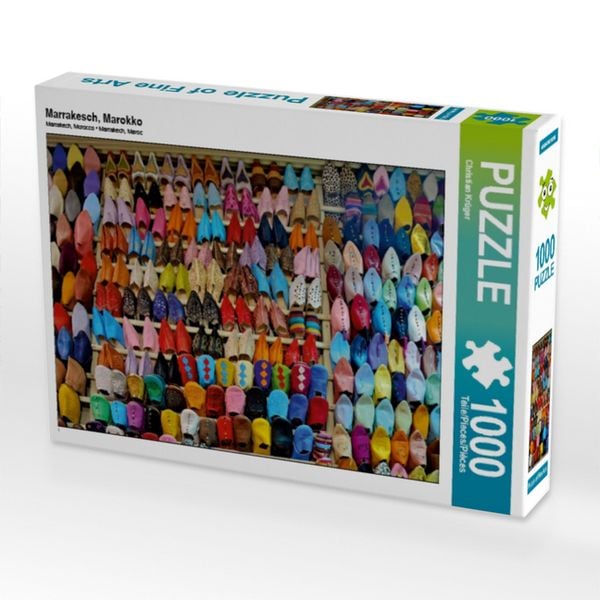 CALVENDO Puzzle Marrakesch, Marokko | 1000 Teile Lege-Größe 64x48cm Foto-Puzzle für glückliche Stunden