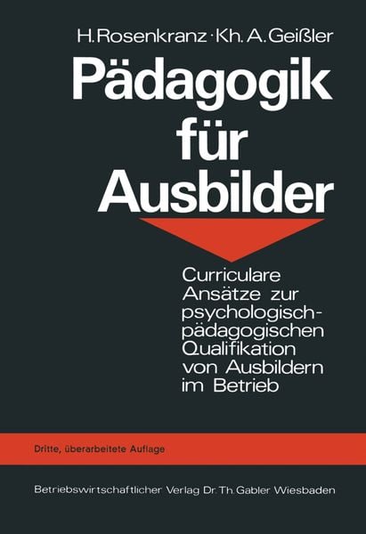 Produktbild: P&auml;dagogik f&uuml;r Ausbilder