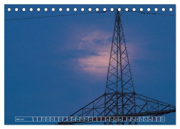 Produktbild: Faszination Mond - der etwas andere Mondkalender (Tischkalender 2027 DIN A5 quer), CALVENDO Monatskalender