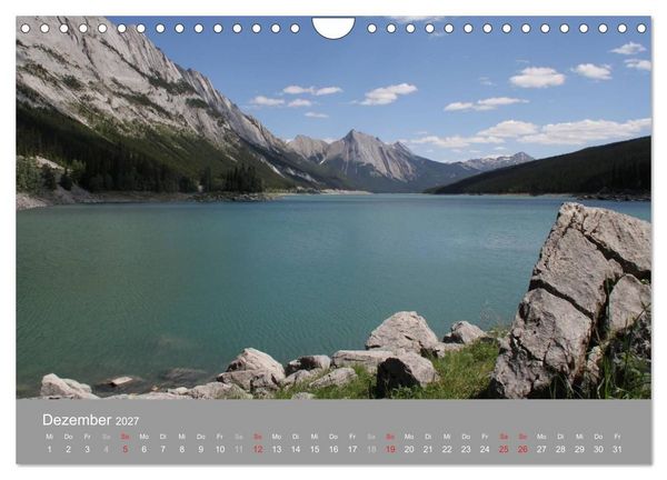 Produktbild: Rocky Mountains 2027 (Wandkalender 2027 DIN A4 quer), CALVENDO Monatskalender