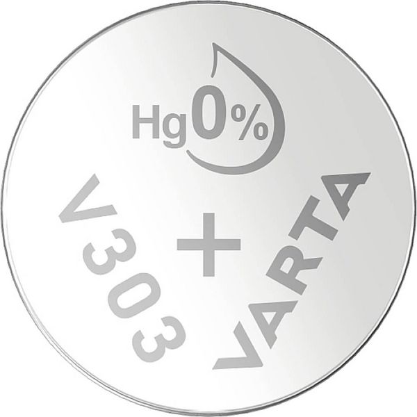 Produktbild: Varta Knopfzelle 303 1.55 V 1 St. 160 mAh Silberoxid SILVER Coin V303/SR44 NaBli 1