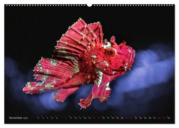 Produktbild: Artwork Unterwasser - Erlebnis Tauchen (hochwertiger Premium Wandkalender 2026 DIN A2 quer), Kunstdruck in Hochglanz