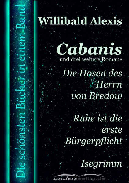 Produktbild: Cabanis und drei weitere Romane