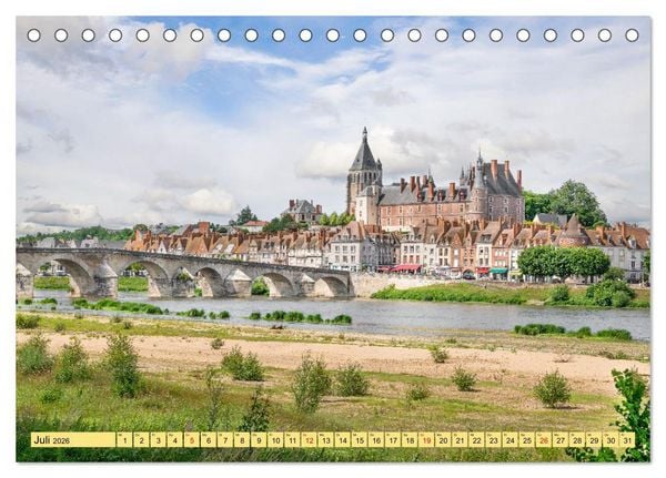 Produktbild: Ch&acirc;teaux. Im Tal der Loire (Tischkalender 2026 DIN A5 quer), CALVENDO Monatskalender