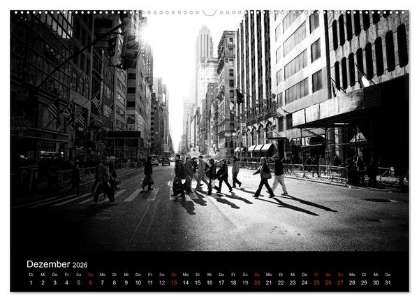Produktbild: New York 2026 (Wandkalender 2026 DIN A2 quer), CALVENDO Monatskalender
