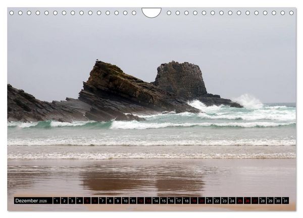 Produktbild: Portugal Buntes Hinterland und farbige K&uuml;sten (Wandkalender 2026 DIN A4 quer), CALVENDO Monatskalender
