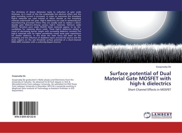 Produktbild: Surface potential of Dual Material Gate MOSFET with high-k dielectrics