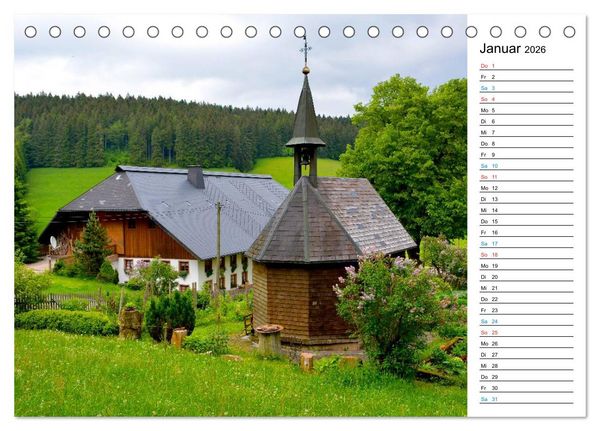 Produktbild: Hochschwarzwald (Tischkalender 2026 DIN A5 quer), CALVENDO Monatskalender