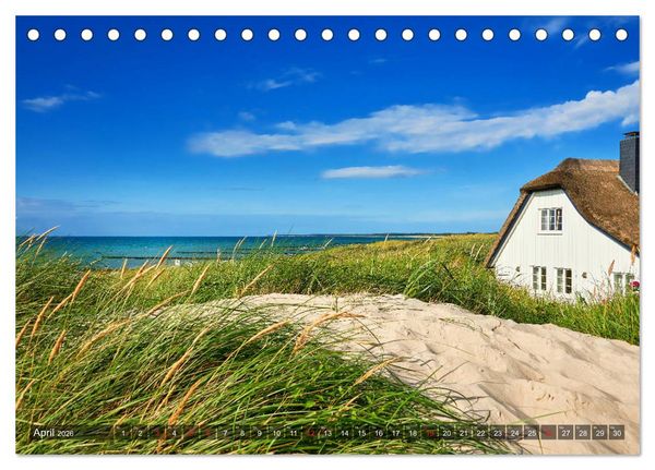 Produktbild: Sch&ouml;ne Ostsee - Impressionen &uuml;bers Jahr (Tischkalender 2026 DIN A5 quer), CALVENDO Monatskalender