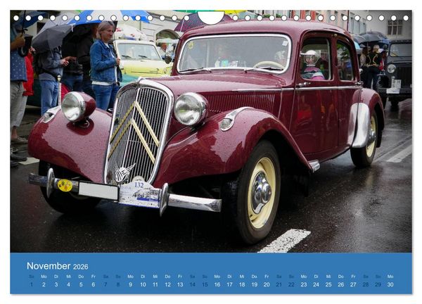 Produktbild: Citroen Traction Avant (Wandkalender 2026 DIN A4 quer), CALVENDO Monatskalender