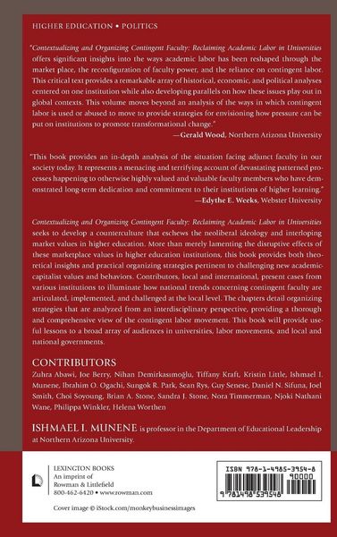 Produktbild: Contextualizing and Organizing Contingent Faculty