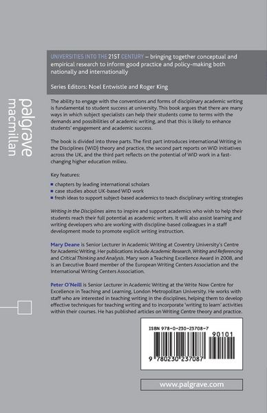Produktbild: Writing in the Disciplines