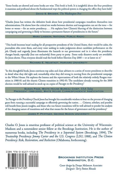 Produktbild: Passages to the Presidency