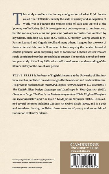 Produktbild: British Writers and the Approach of World War II