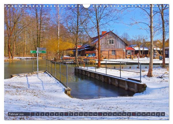 Produktbild: Spreewald - Malerische Kulturlandschaft in Brandenburg (Wandkalender 2026 DIN A3 quer), CALVENDO Monatskalender